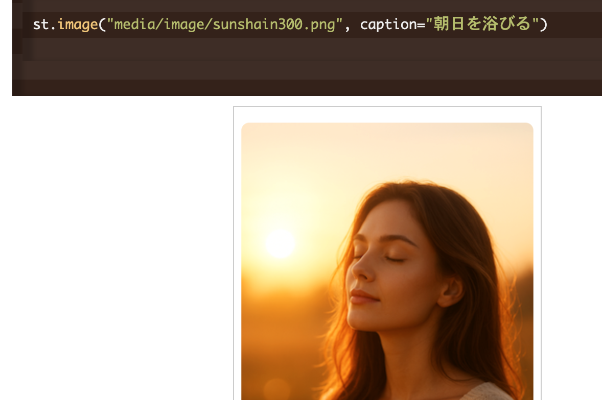 streamlit 画像を配置・制御する
